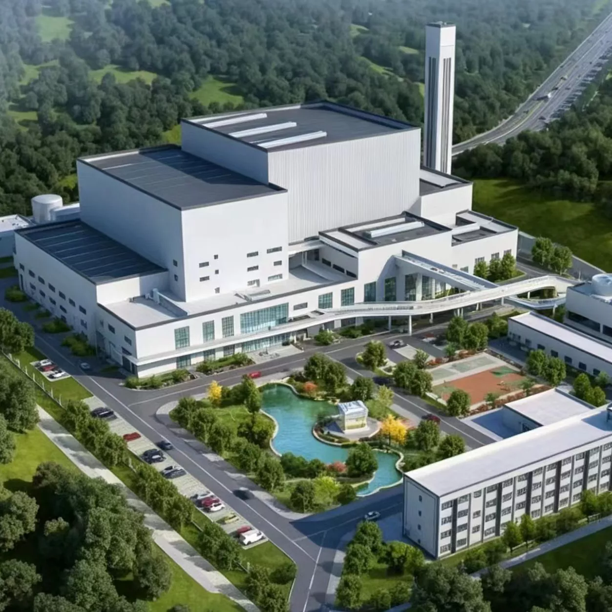 Spalarnia odpadów komunalnych o pojemności 1000 ton